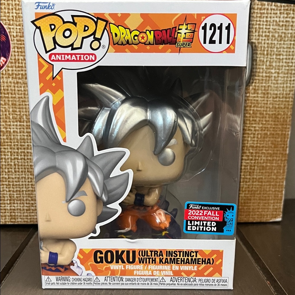 Funko Pop! Dragon Ball Super Goku Ultra Instinct Silver & Orange #1211